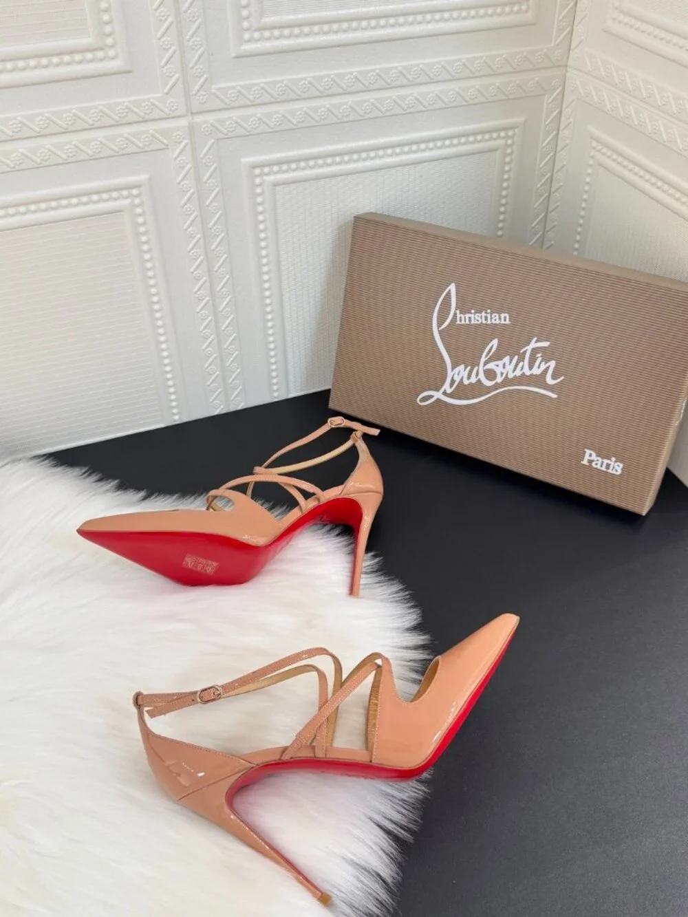 Christian Louboutin Crosspiga 105mm Pumps - Picture 6 of 9